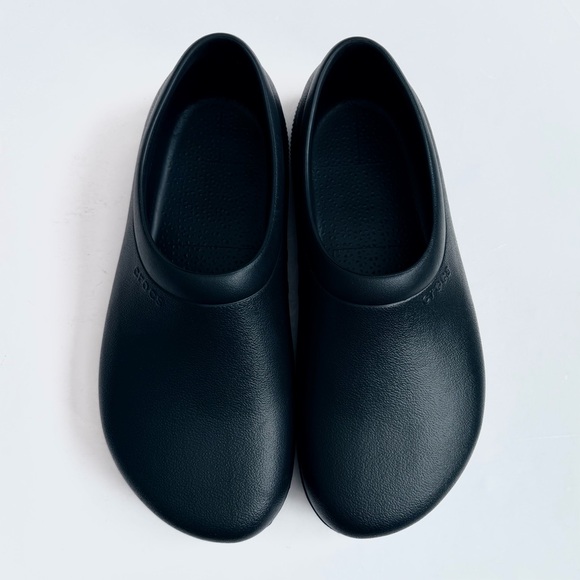 NWOT Crocs On The Clock Work Slip-On Clog Black Size 11 - Picture 5 of 11